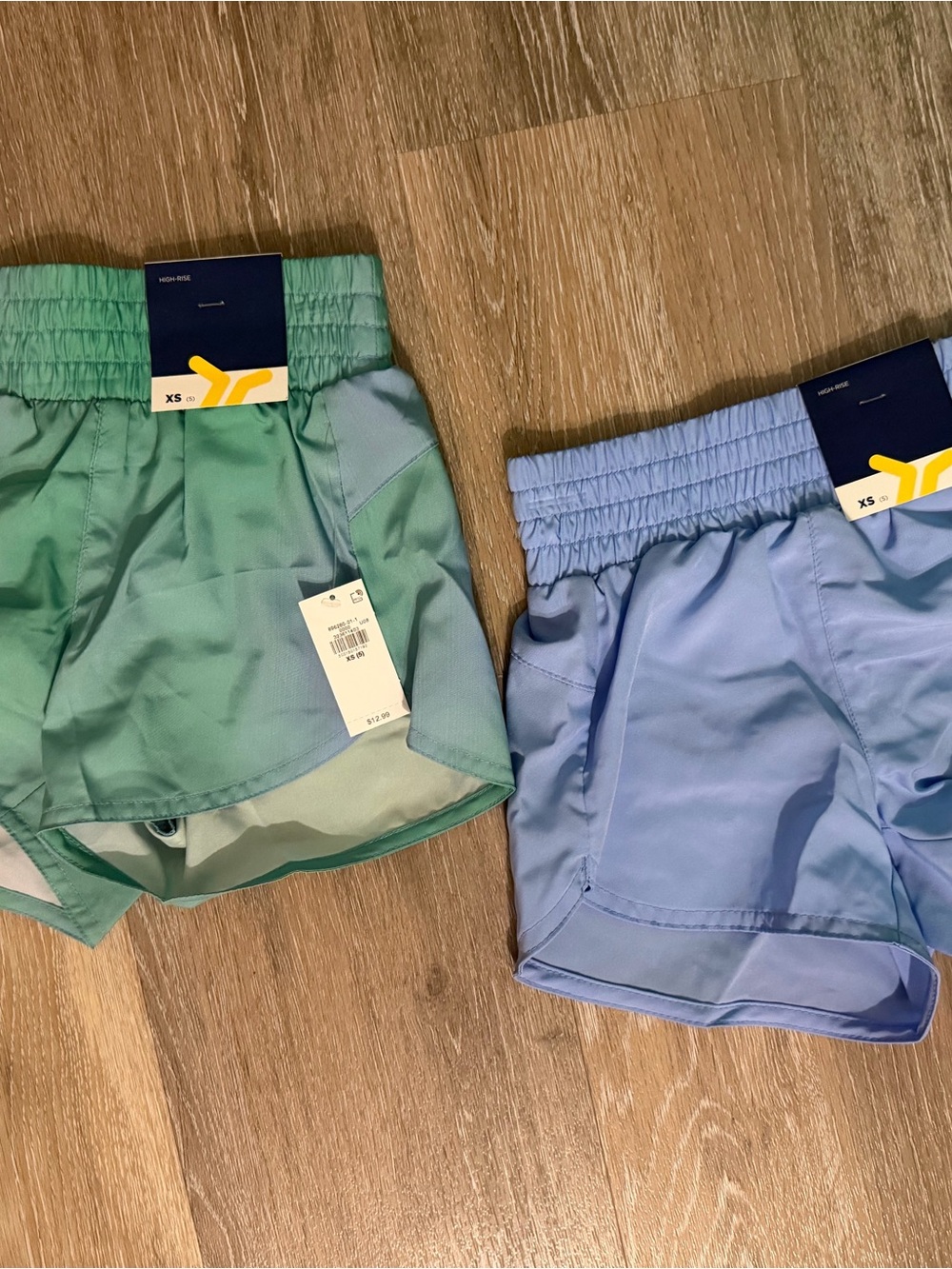 Old Navy Kids Active Shorts in Mint Green and Light Blue